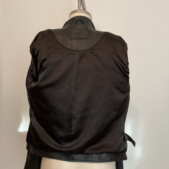 BlankNYC Black Moto Semi fitted Vegan Leather Jacket - Picture 11 of 14